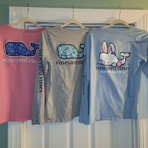 Set of 3 vineyard vines long sleeves tshirts